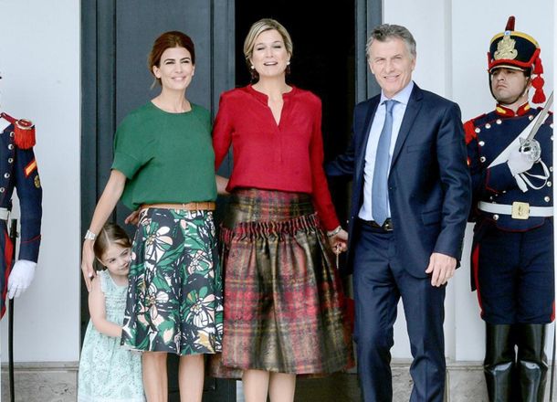 Macri y Juliana Awada se hospedan junto a los reyes