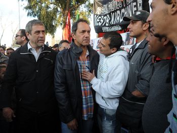 Scioli: Van generando condiciones para alterar la estabilidad