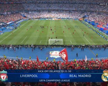 Por qué se demoró el inicio de Liverpool-Real Madrid