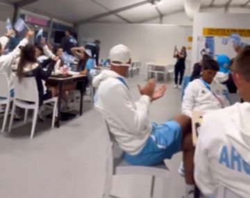 Video: locura total de la delegación de Argentina en la Villa Olímpica