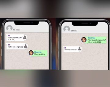 Los chats entre Macarena y su hermana resultan claves en la investigación por la desaparición de Loan Danilo Peña