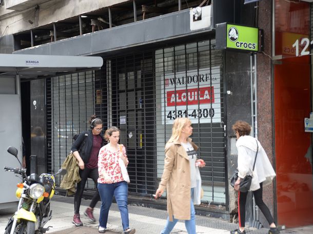 Subió casi un 40% la cantidad de locales comerciales vacíos en la Ciudad de Buenos Aires