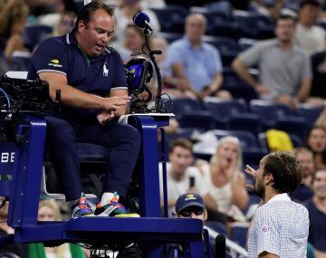 Papelón en el US Open: un fotógrafo ingresó a la cancha y desató la furia de Medvedev