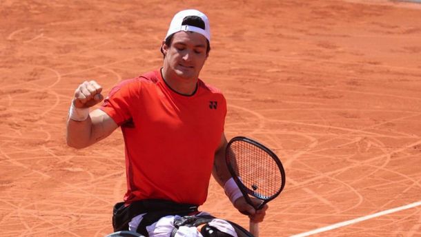 ¡Enorme! Gustavo Fernández campeón de Roland Garros en tenis adaptado