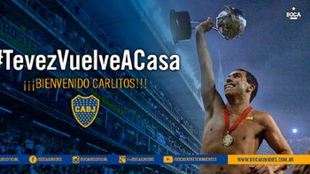 bienvenido carlitos, el anuncio en el twitter de boca bienvenido carlitos, el anuncio en el twitter de boca