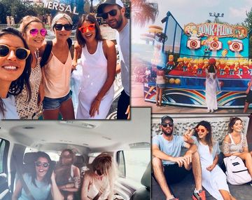 Calu Rivero y su novio