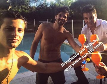 Mariano Martínez y su brindis de fin de año