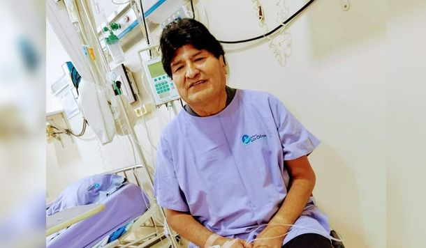 Evo Morales fue internado por coronavirus en Bolivia