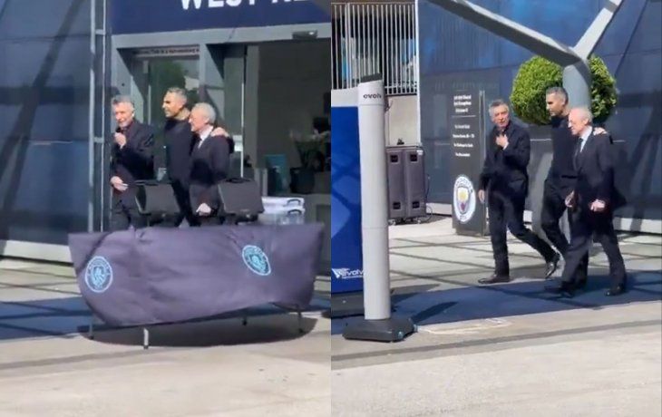 Macri se reunió con los presidentes del Real Madrid y Manchester City: el video que se volvió viral