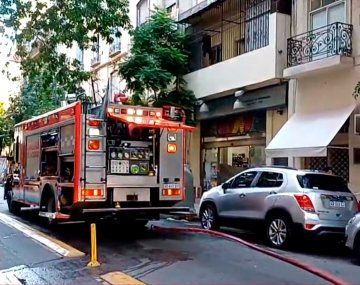 Dolor: un joven de 25 años murió por un incendio en Recoleta