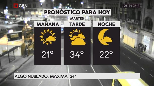 Pronóstico del tiempo del martes 26 de diciembre de 2017