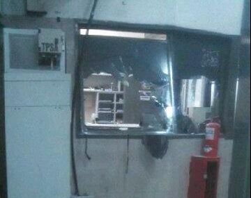 Así quedó la estación Rosas de la línea B tras los incidentes