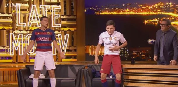 Lo imposible: Messi y CR7 cambiaron camisetas y cantaron una canción