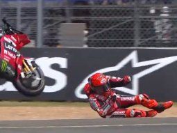el impresionante accidente que sufrio marc marquez en la sprint del motogp el impresionante accidente que sufrio marc marquez en la sprint del motogp
