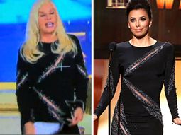 Susana impactó con su look hollywoodense en su debut