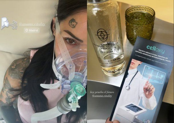 Cande Tinelli comenzó la terapia de hipoxia intermitente: Pruebo el futuro