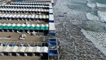 fuerte sudestada golpeo a mar del plata y la costa, y provoco una crecida inusual fuerte sudestada golpeo a mar del plata y la costa, y provoco una crecida inusual