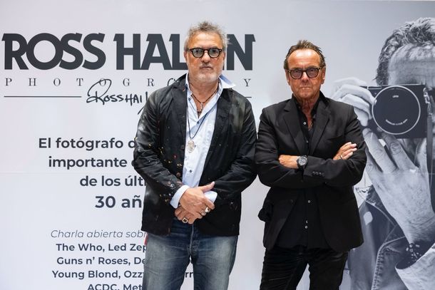Ross Halfin presentó Deadman junto a Jorge Corcho Rodríguez en Punta del Este