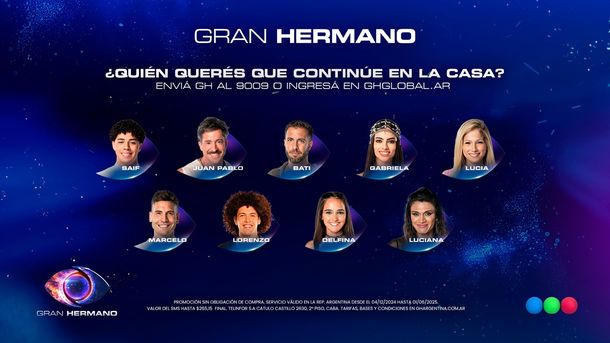 Cómo votar gratis al nominado que querés que se quede en Gran Hermano