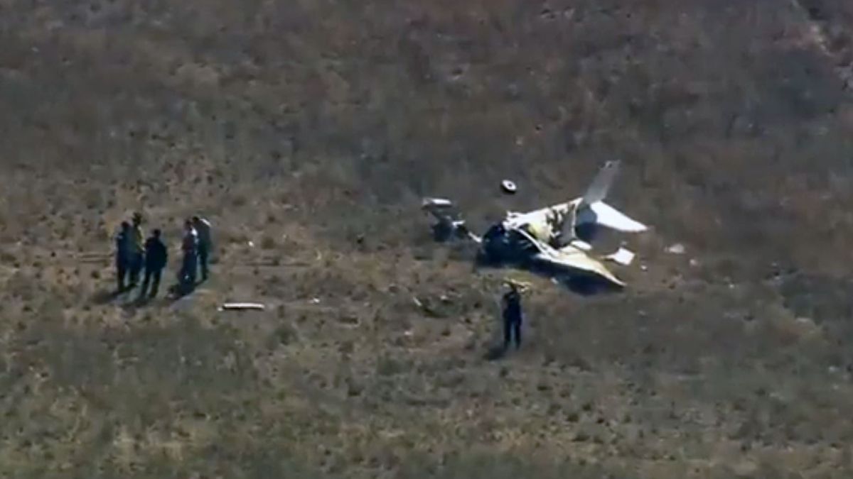 Primeras imágenes del choque de aviones en Estados Unidos reportan