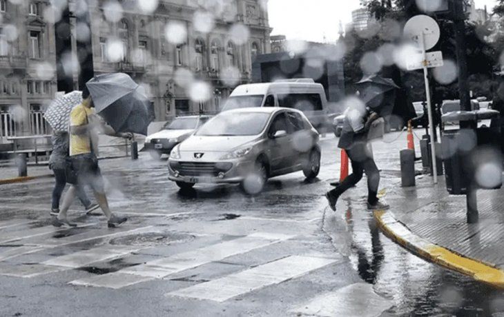 Lluvias en el AMBA.