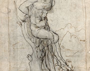 Un jubilado halló en su casa un dibujo de Da Vinci