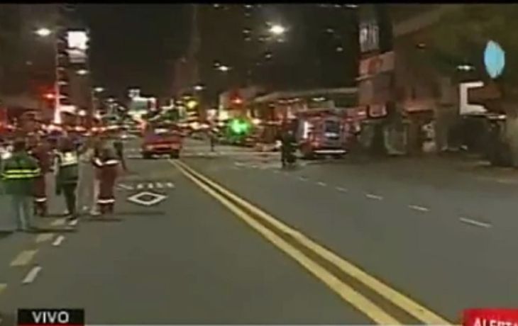 Evacuaron a todo el edificio por un incendio