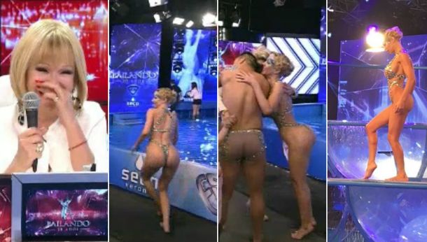 El aquadance sexy de Luciana Salazar: insólito piropo de Solita y mensaje hot a Redrado