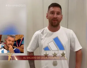 El emotivo mensaje de Messi a Tinelli a un año del Mundial