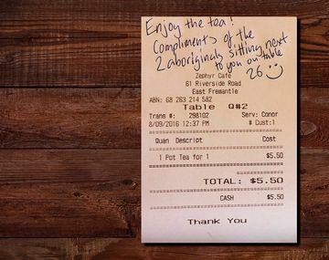 Reacción de cliente ante charla racista