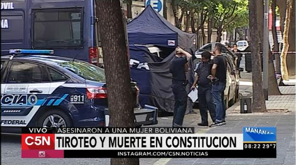 Ejecutaron de seis tiros a una mujer a la salida de un boliche de Constitución