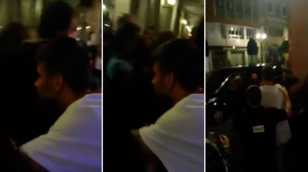 VIDEO: Al grito de Piqué, borracho, así salió el compañero de Messi de un boliche