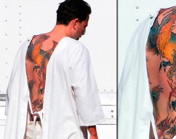 Ben Affleck se tatuó la espalda tras separarse