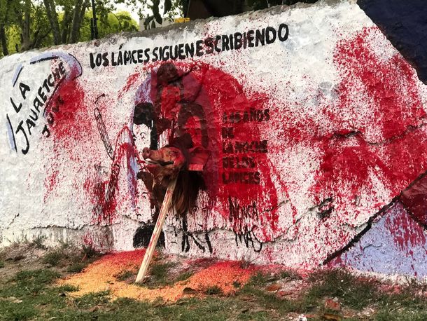 Vandalizaron murales de la Noche de los Lápices en Quilmes