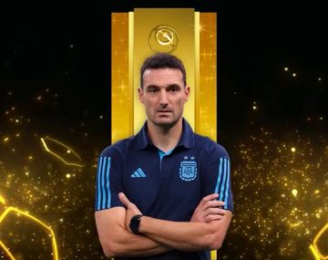 Scaloni recibió el premio a la Trayectoria como DT en los Globe Soccer Awards