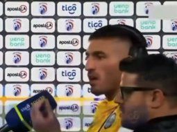 escandalo en paraguay: el arquero de olimpia exploto en vivo tras ser agredido escandalo en paraguay: el arquero de olimpia exploto en vivo tras ser agredido