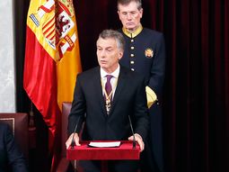 Mauricio Macri en el Parlamento español Mauricio Macri en el Parlamento español