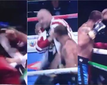 El boxeador Livan Shonia perdió y le pegó a su entrenador