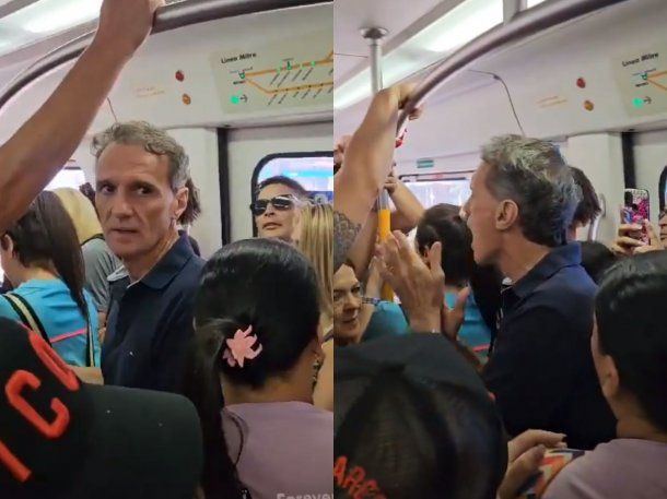 Video: Gabriel Katopodis fue en tren a la marcha de la CGT