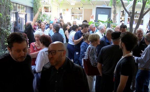 Referentes políticos, sociales y sindicales realizaron un acto para decir sí a los derechos y no a la derecha