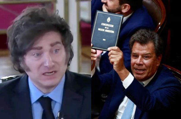Javier Milei relativizó la agresión a Facundo Manes: Fueron dos palmaditas en el pecho