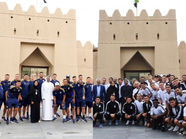 Supercopa Internacional: Boca y Racing pasearon por Al Ain en la previa