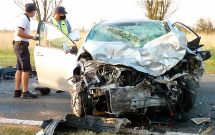 Tragedia en La Pampa: seis muertos por un choque frontal en la ruta 188