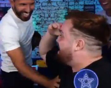 El Kun Agüero sorprendió a Ibai Llanos en su casa