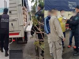 Llevaba trabajadores sin permiso de circular escondidos en el acoplado