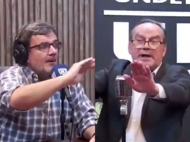 Escándalo en Uruguay: un conductor terminó a las piñas con un sindicalista en pleno streaming