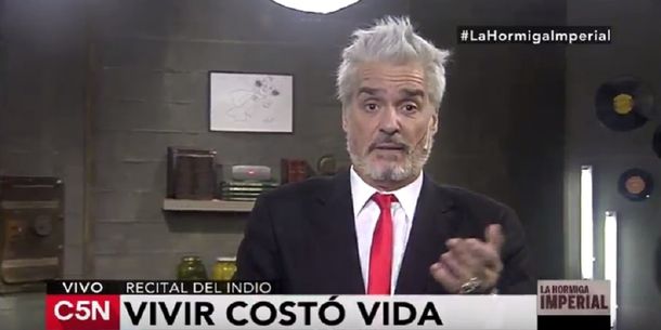 Roberto Pettinato criticó con dureza al Indio Solari