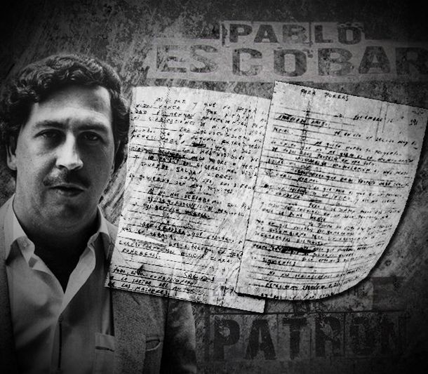 Difundieron las últimas cartas de Pablo Escobar
