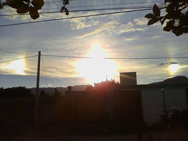 El fenómeno de los tres soles se pudo disfrutar en Salta