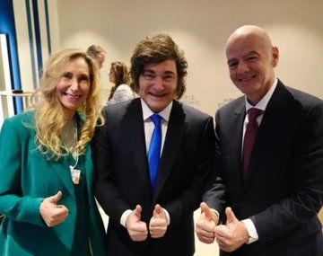 Gianni Infantino mantuvo un encuentro con Milei en Davos